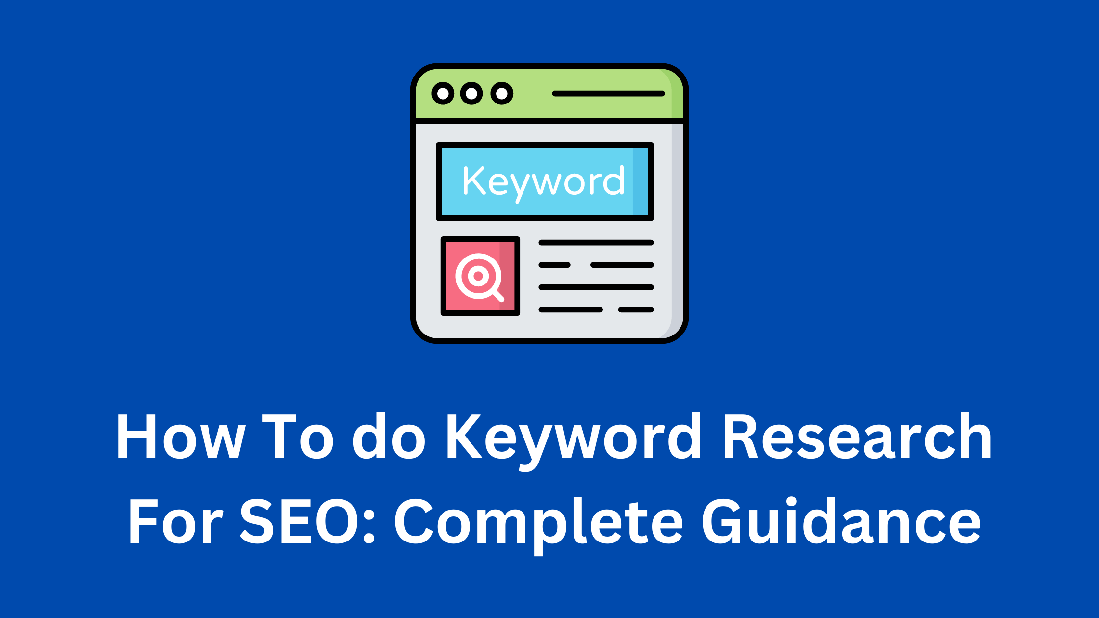 SEO Keywords Research