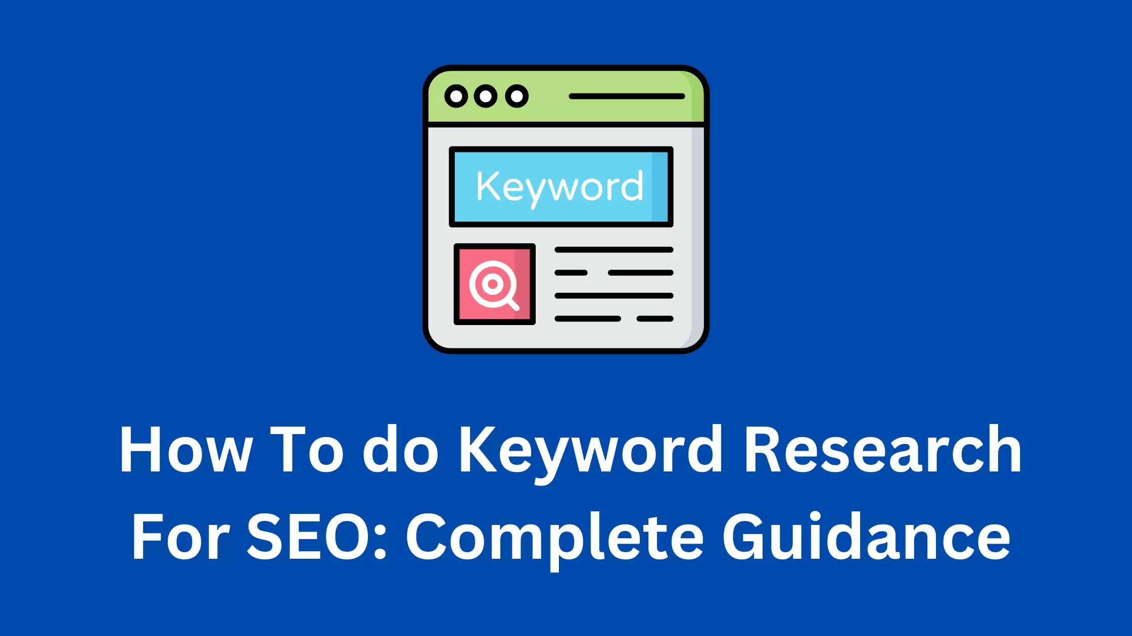 SEO Keywords Research