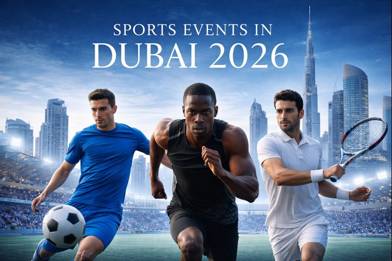 3 players showing their games for sports events in dubai