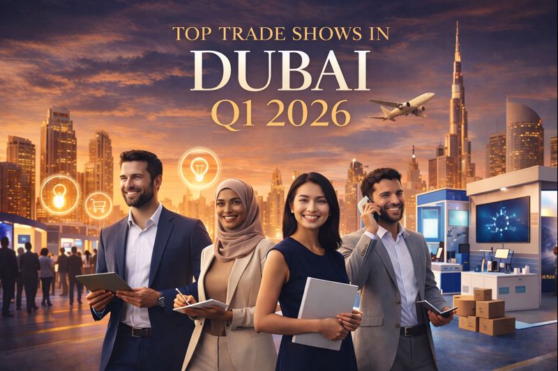 top trade show in dubai poster